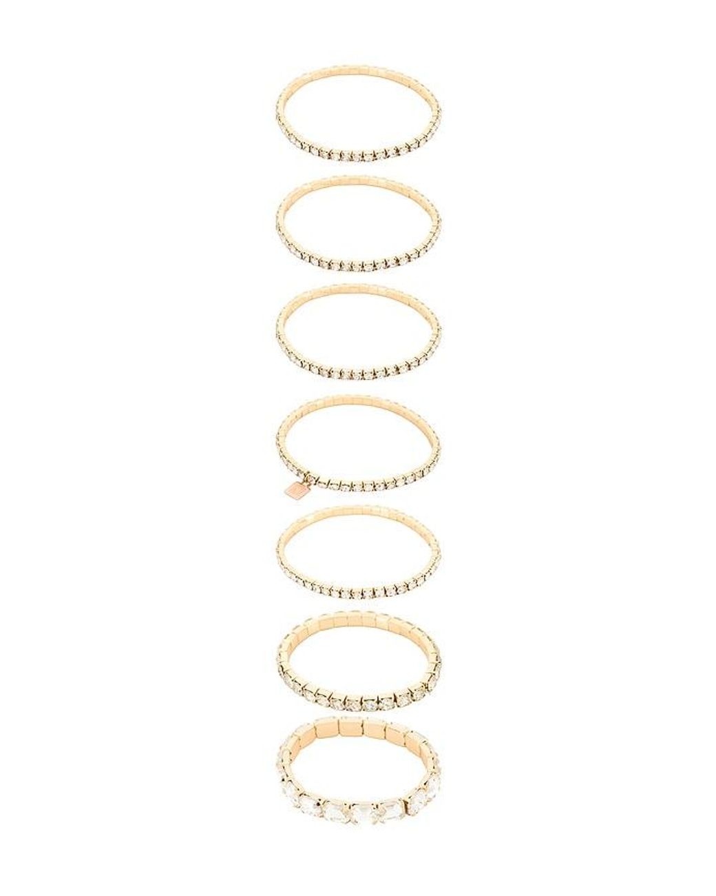 DANNIJO White Valentina Bracelet Set