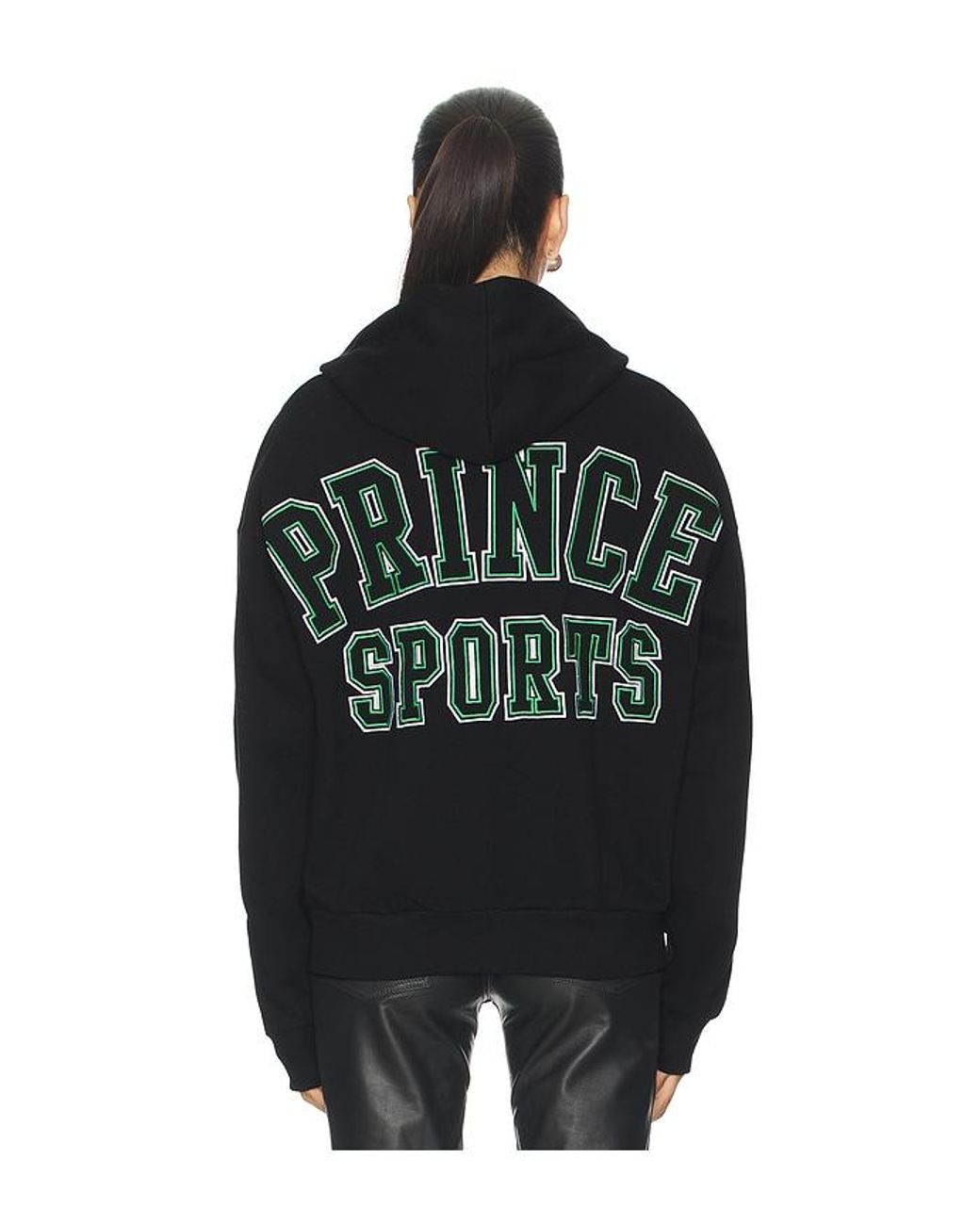 Prince Tennis Black Sports Full Zip Hoodie