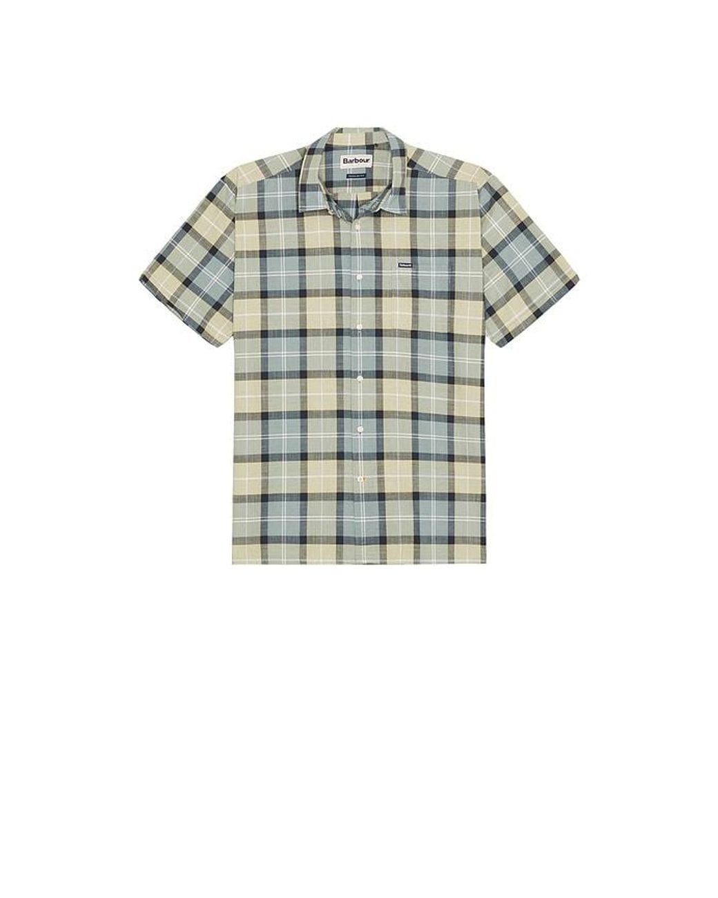 Barbour Blue Gordon Summer Fit Shirt for men
