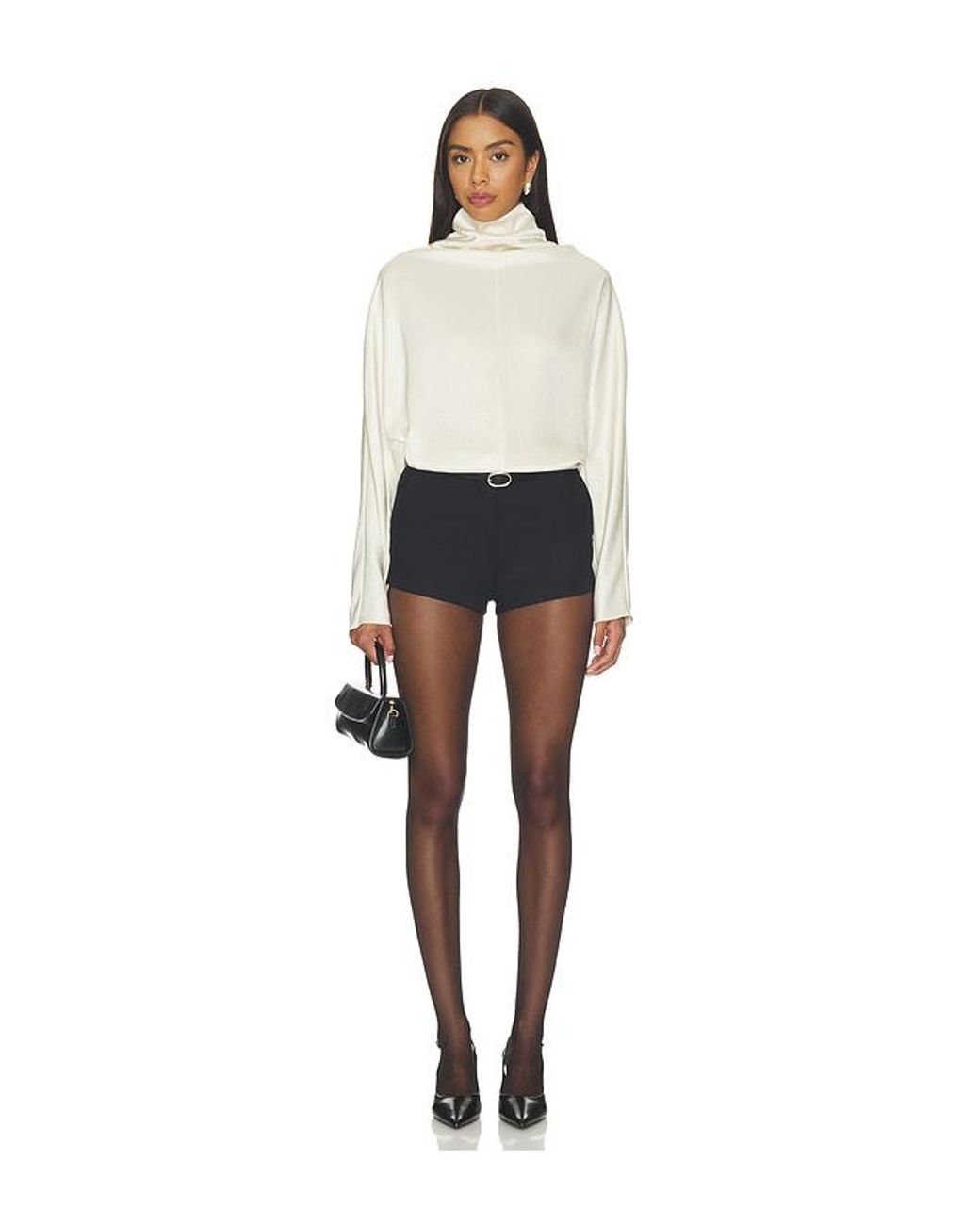 Citizens of Humanity White Ilaria Draped Top