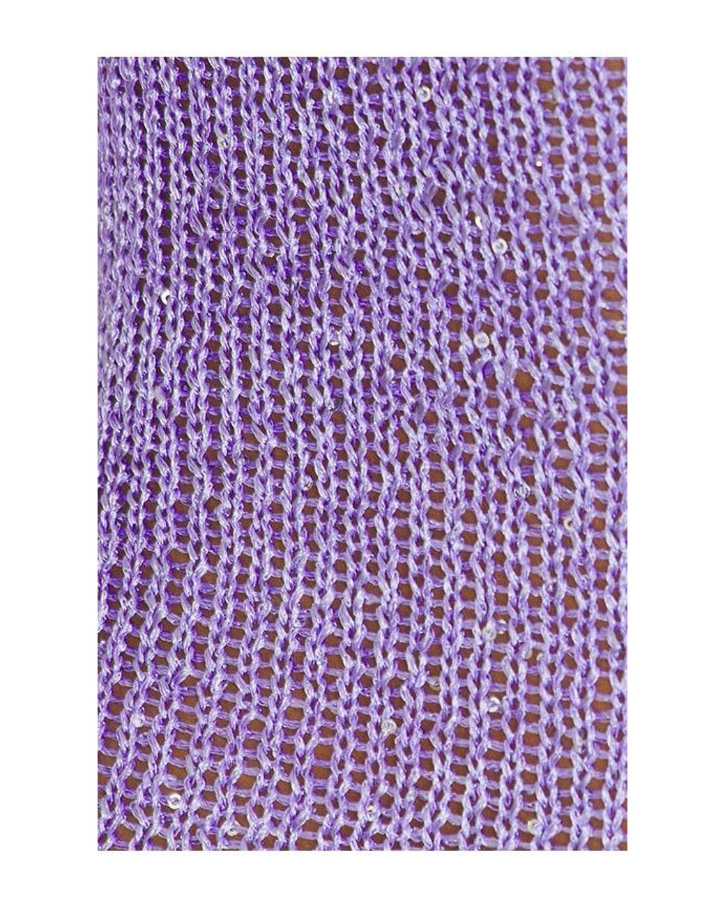 MORE TO COME Purple Skylar Knit Maxi Dress