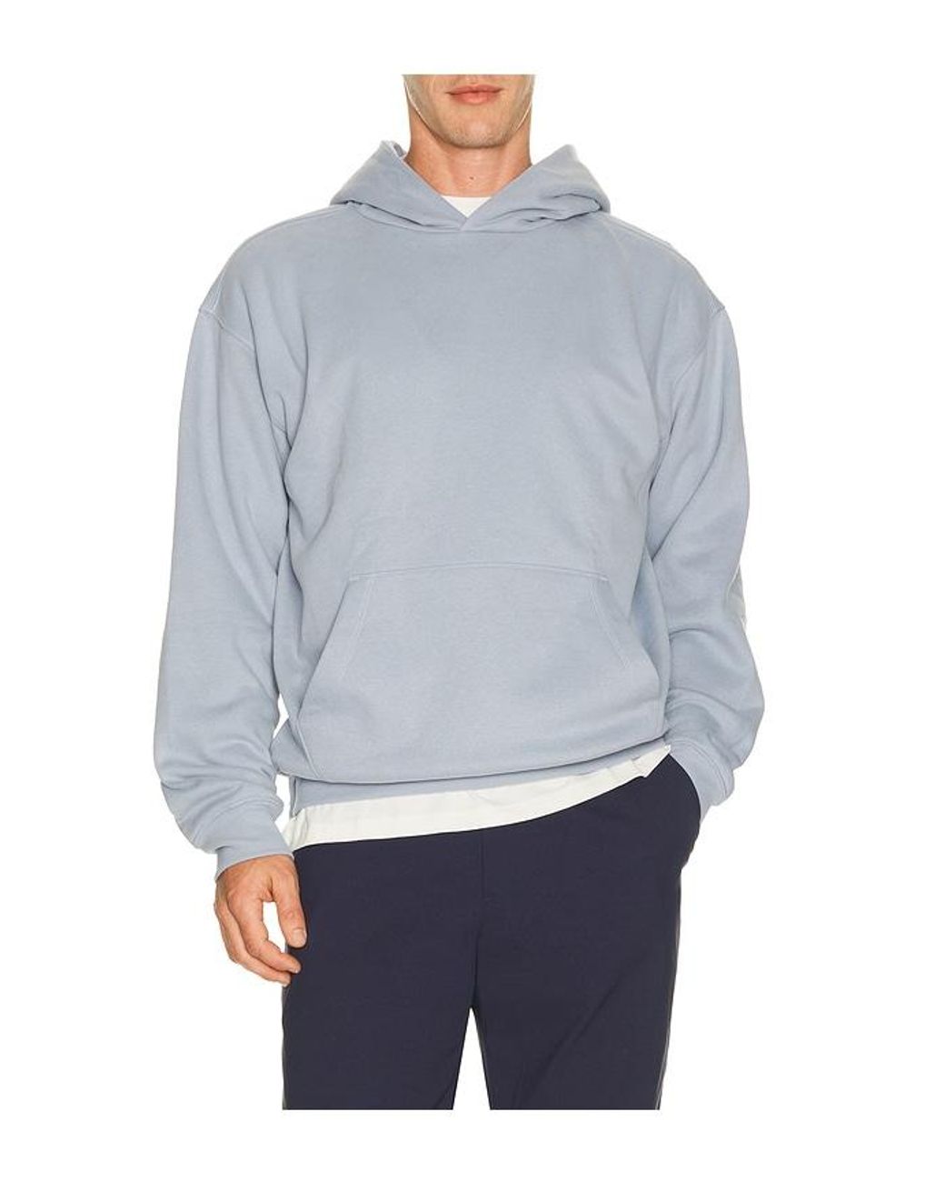 Beyond Yoga Blue Luxefleece Hoodie for men