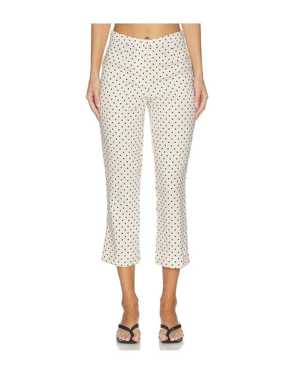 Faithfull The Brand White Iria Capri Pant