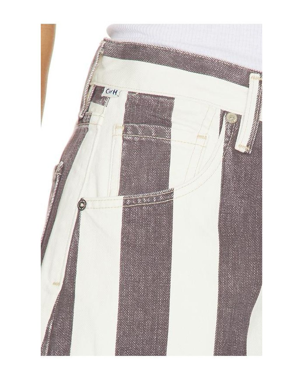 Citizens of Humanity White Abita Shorts