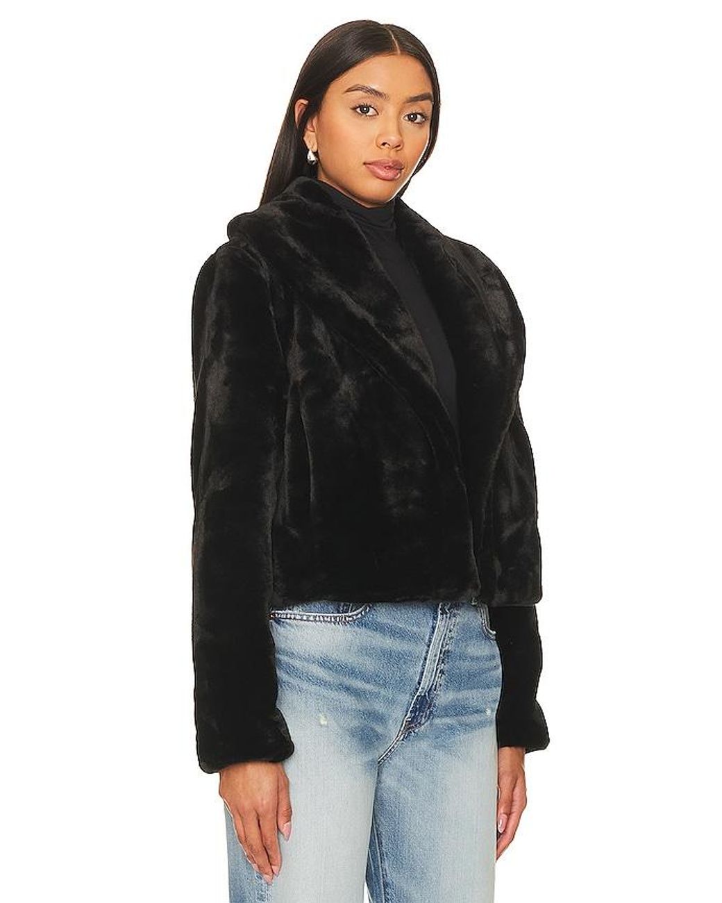 Blank nyc white fur jacket Clearance