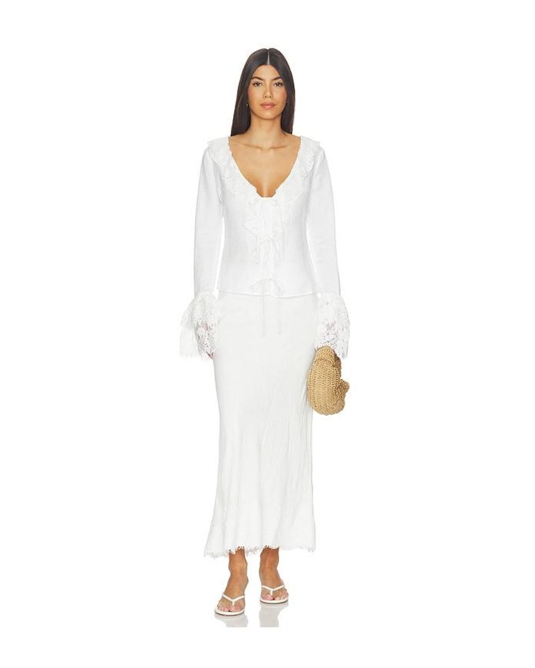 Sister NY White Kristen Skirt