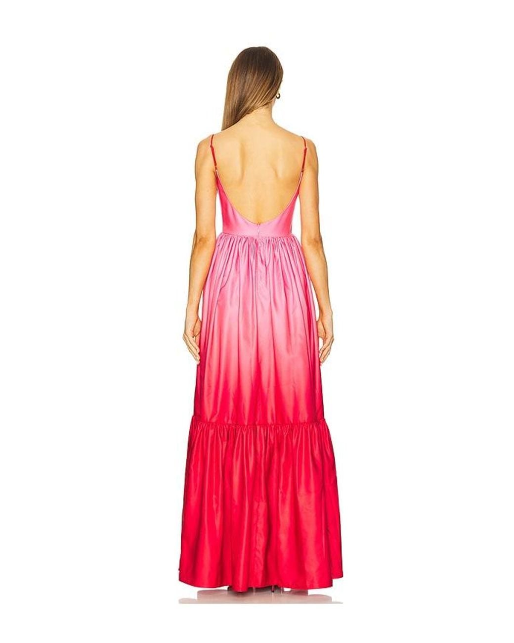 SAU LEE Red Nova Gown