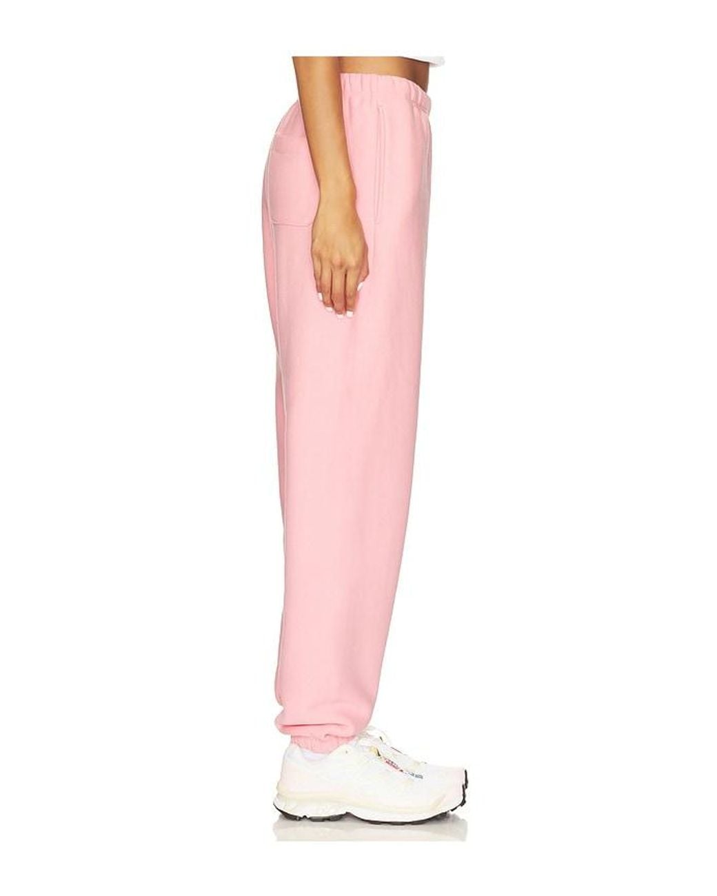 Champion Pink Essentials Reverse Weave Cinched Bottom Sweatpant