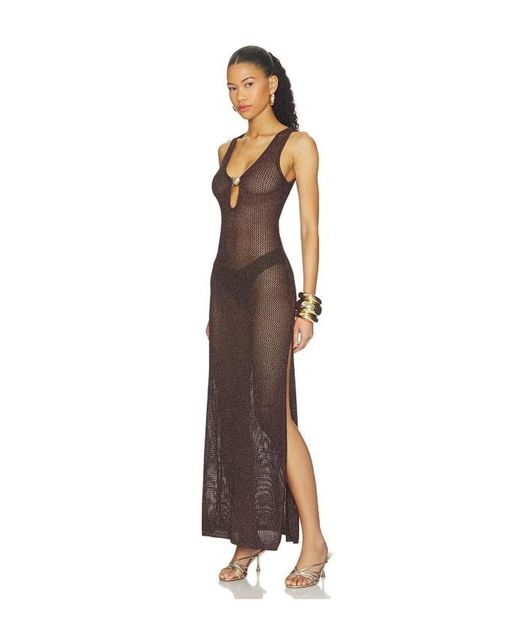 Runaway the Label Multicolor Ariya Sleeveless Knit Maxi Dress