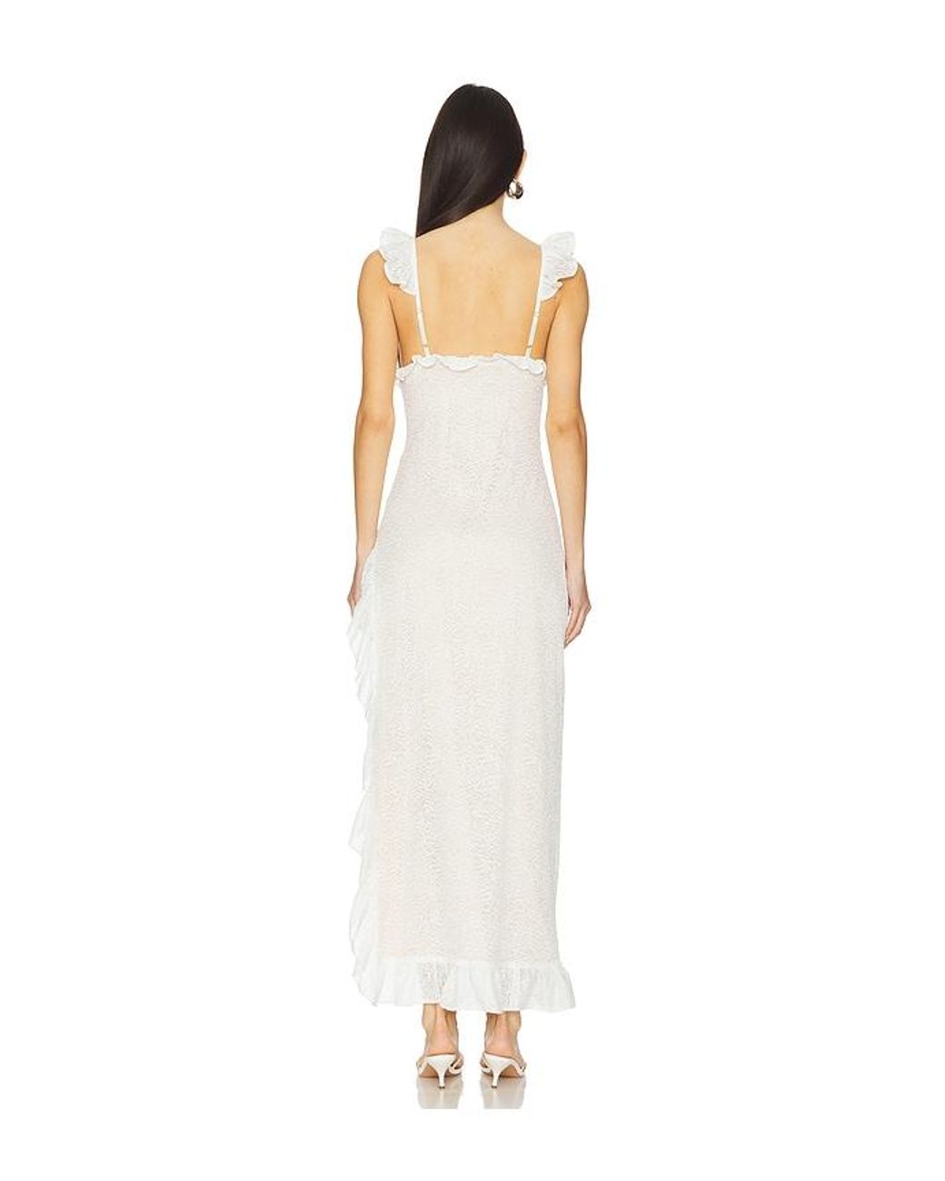 Runaway the Label White Orlean Maxi Dress
