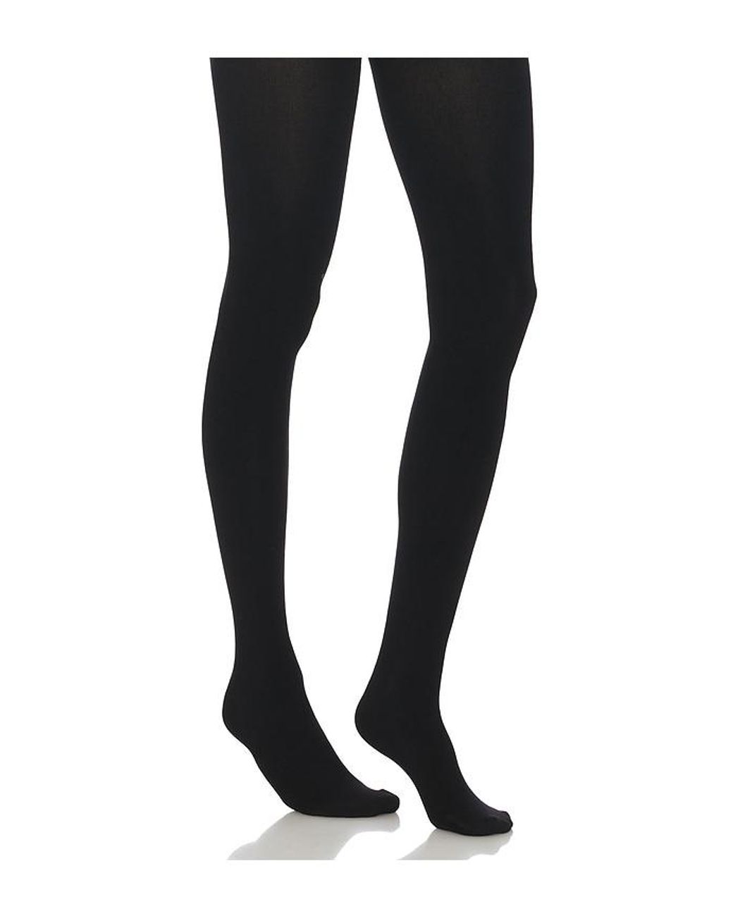 Commando Black Fleece Lined Opaque Tight