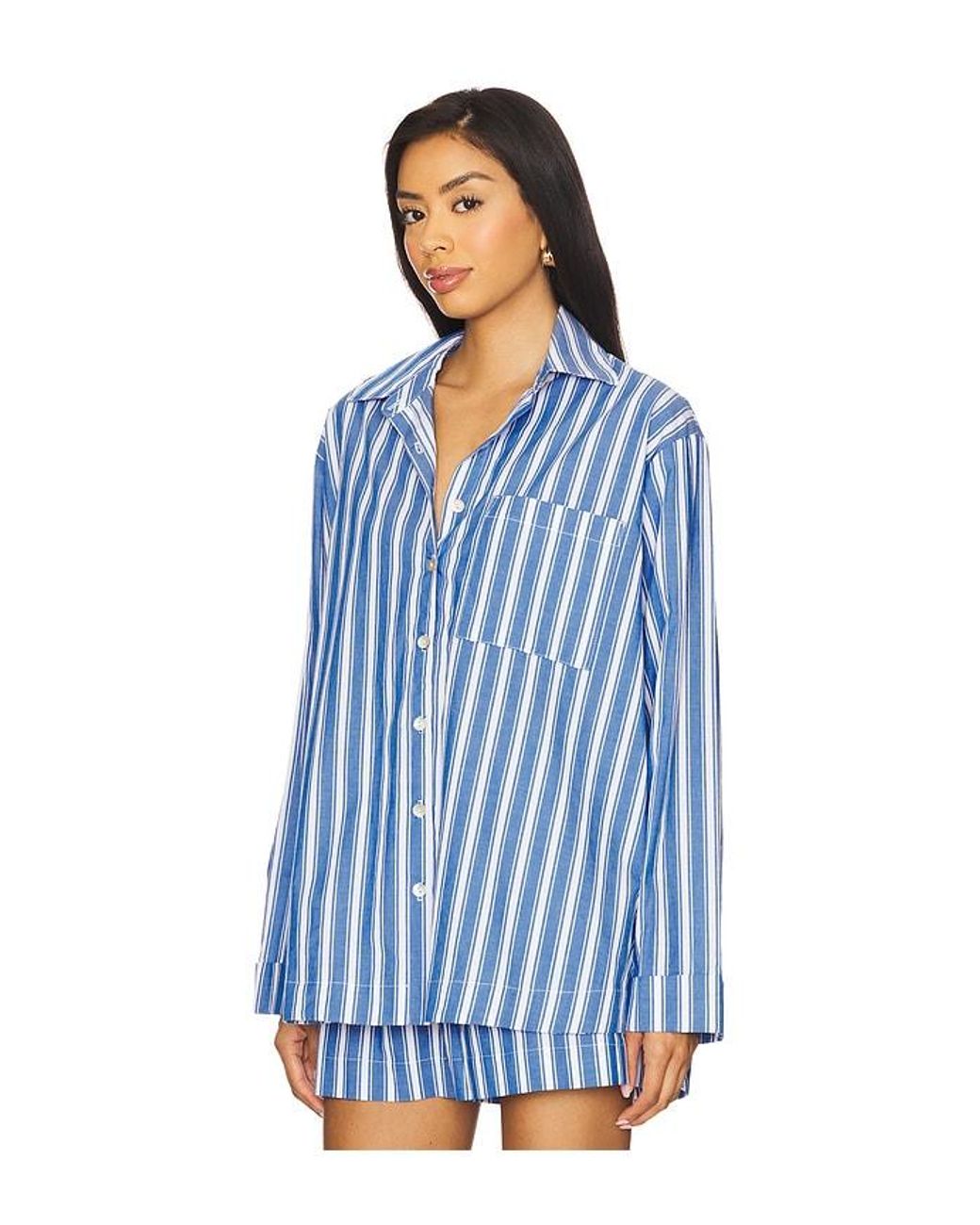 Show Me Your Mumu Blue Braxton Button Down