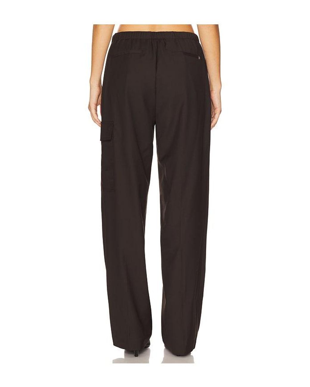 Helmut Lang Black Relaxed Cargo Trouser
