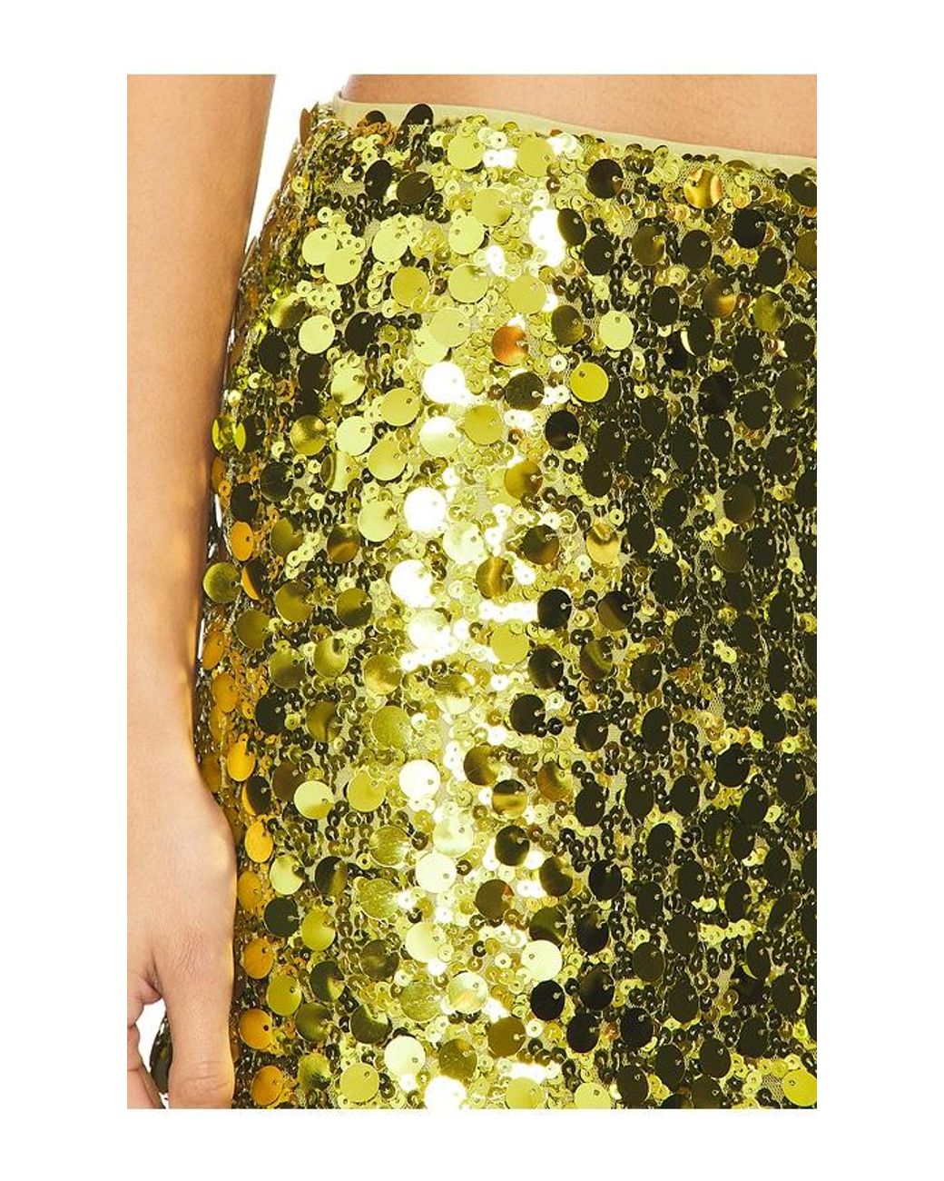 Falda Ratana En Color Verde Talla (También En S, Xxs) superdown de color Yellow