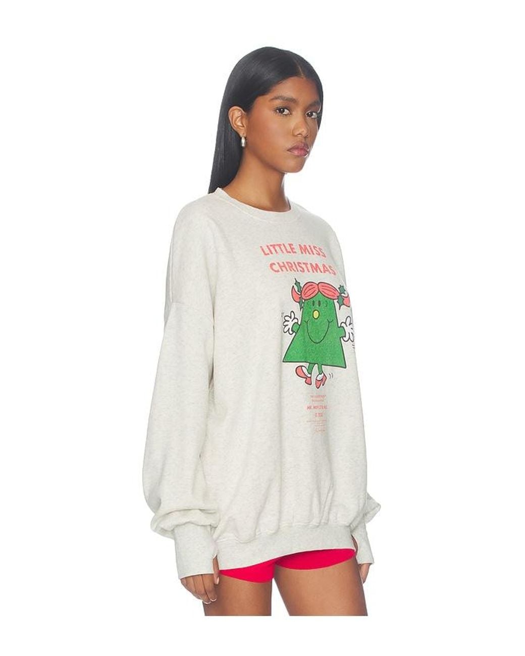 The Laundry Room White Little Miss Christmas Jump Jumper Sweatshirt