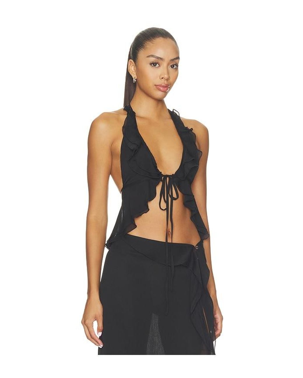 I.AM.GIA Black Portia Top