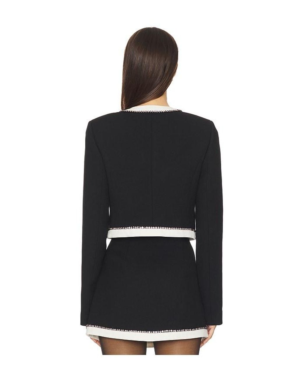 LoveShackFancy Black Ralphette Jacket