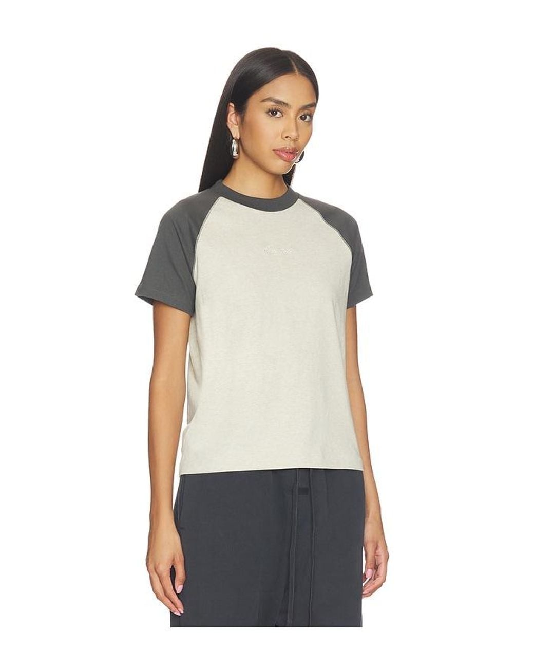 Fear Of God Black Signature Classic Fit Baseball Tee