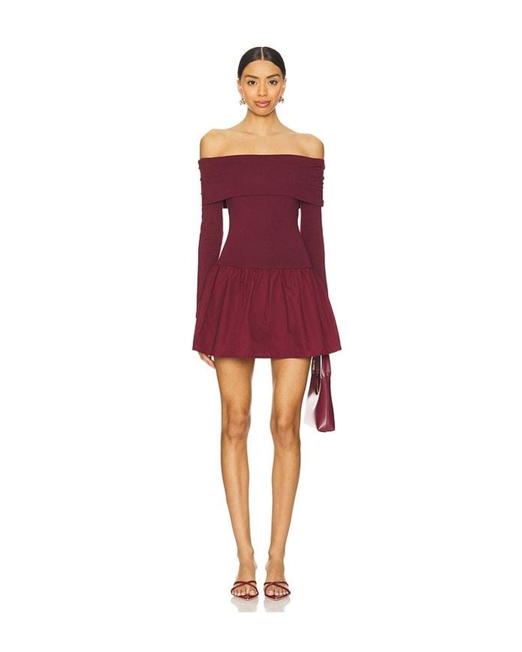 ALL THE WAYS Red Madley Mini Dress