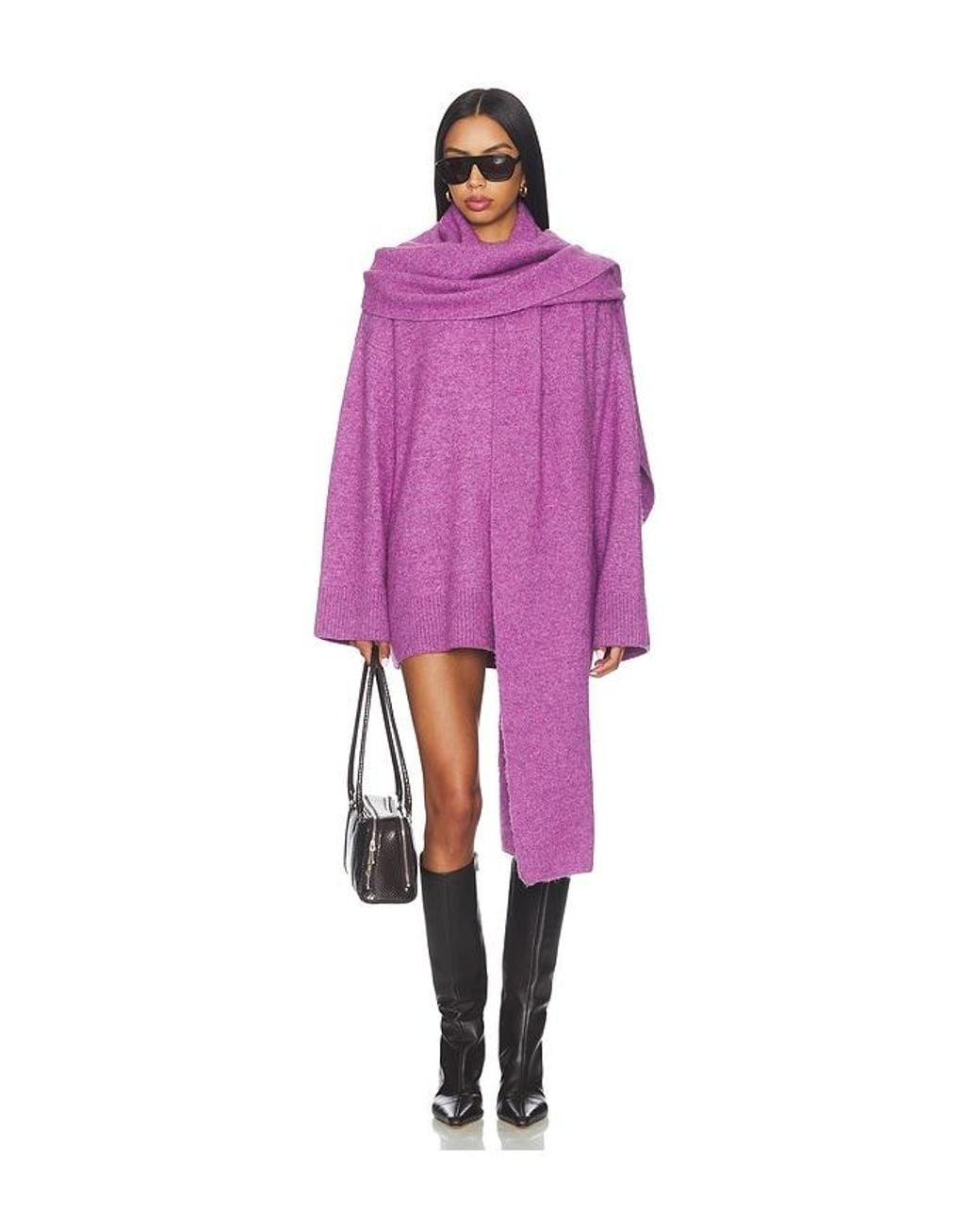 Show Me Your Mumu Purple Oslo Sweater Dress