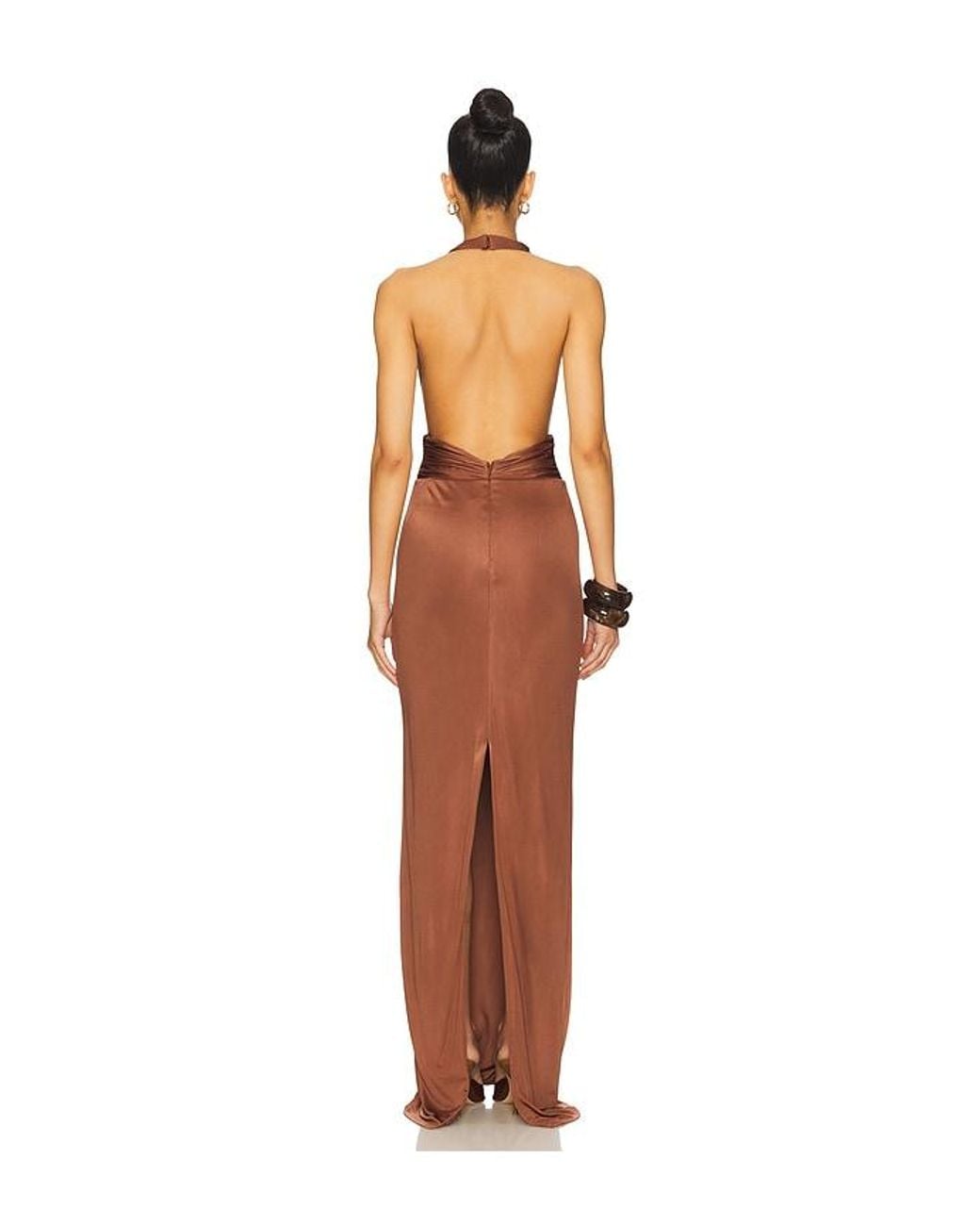 retroféte Brown Payton Dress