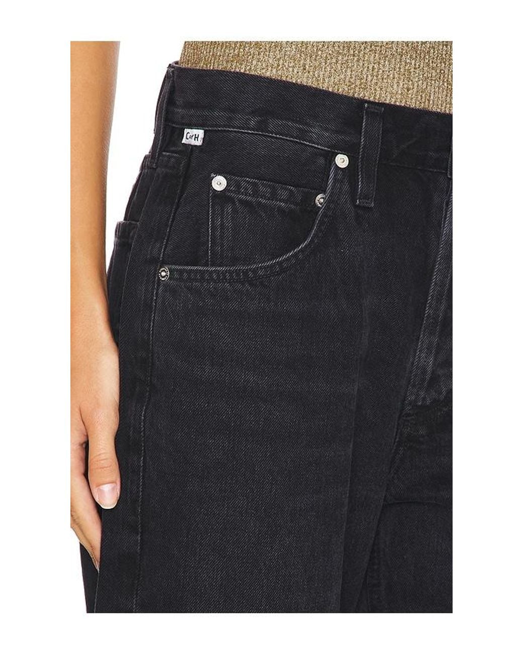 Citizens of Humanity Black Dahlia Bow Leg Jeans