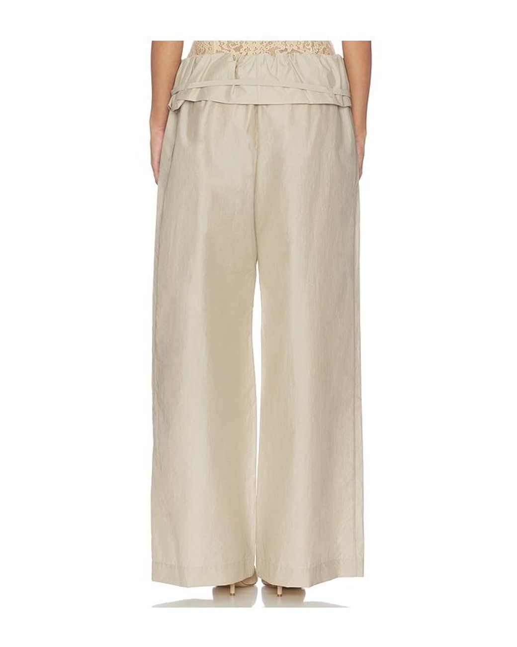 Magda Butrym Natural Wide Leg Pant