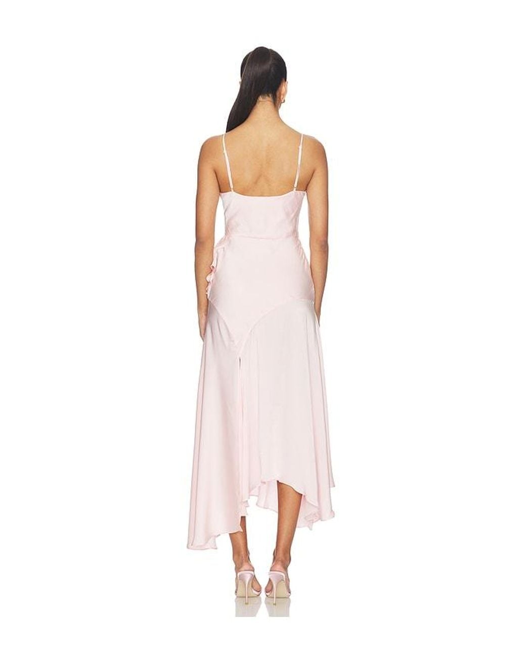 Bardot White X Revolve Sorrel Mock Wrap Maxi Dress