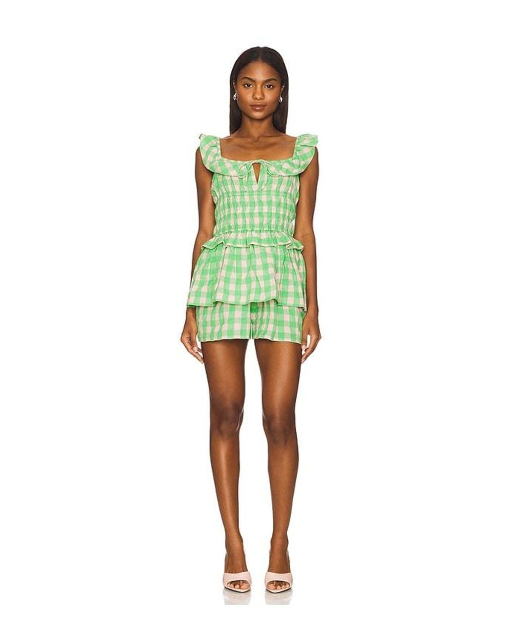 Saylor Green Kasia Romper