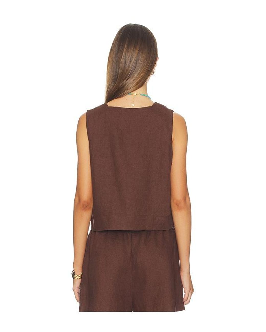 Rails Brown Alira Top