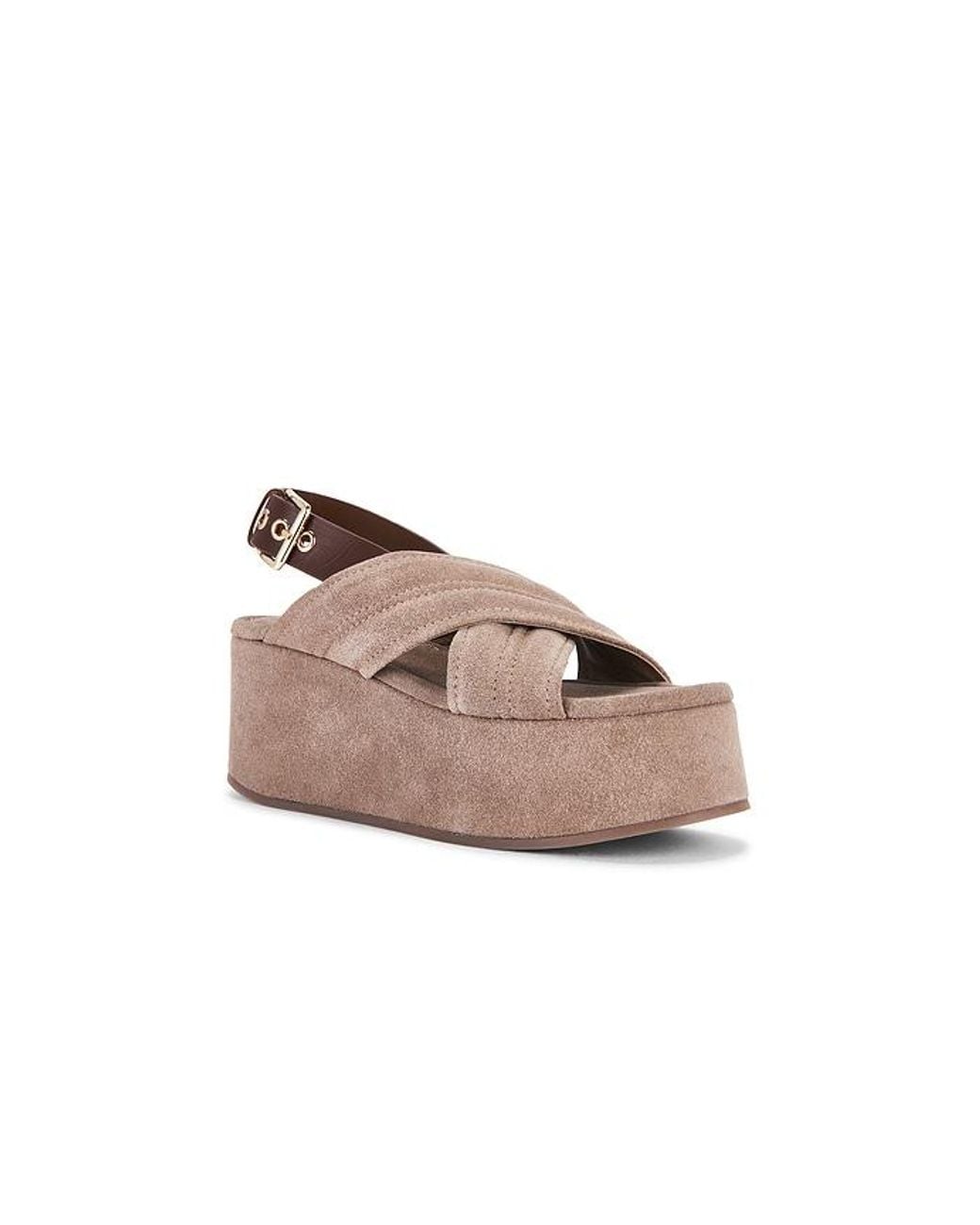 Free People Pink Beach Party Platform Sandal