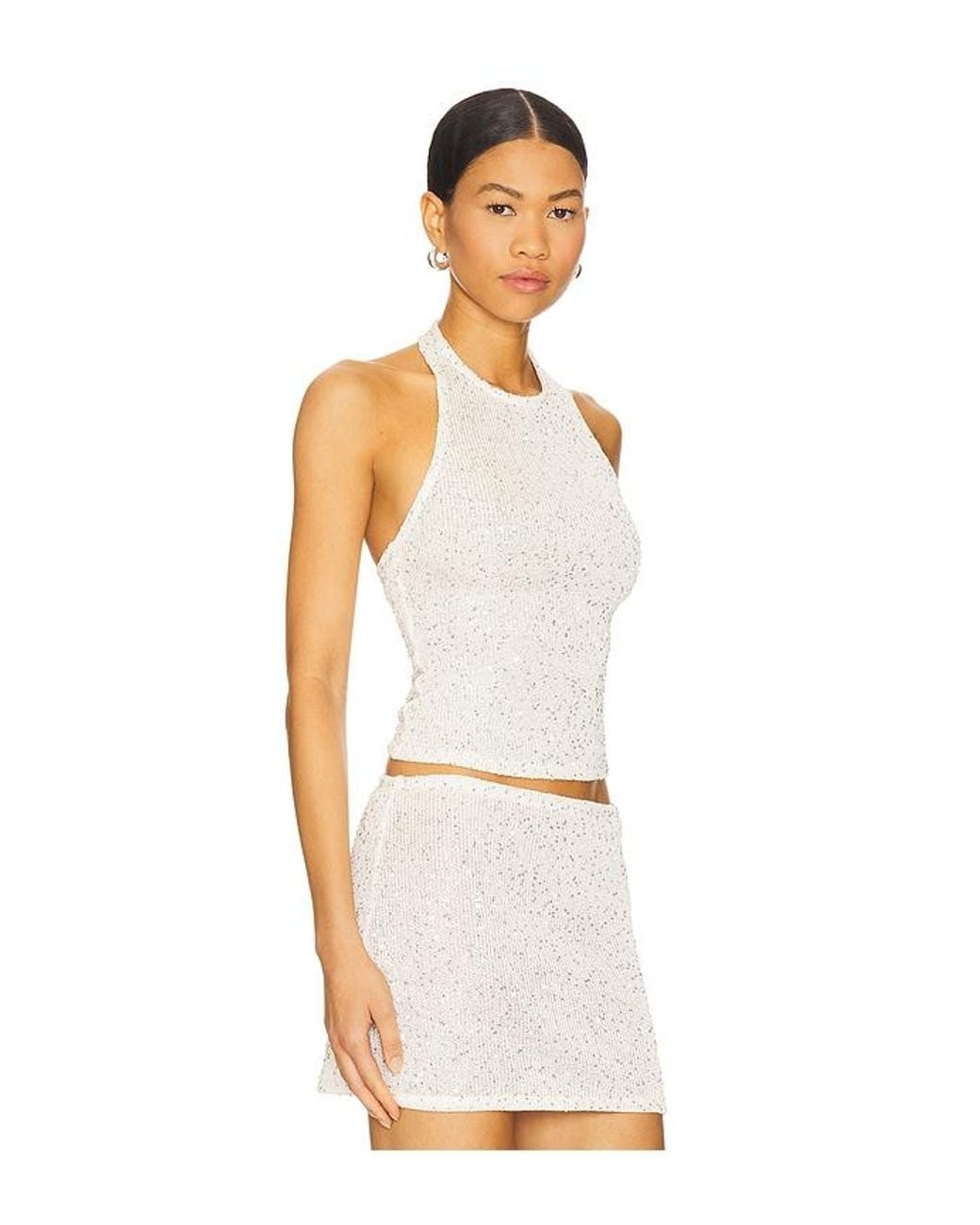 Lovers + Friends White Dahlia Top