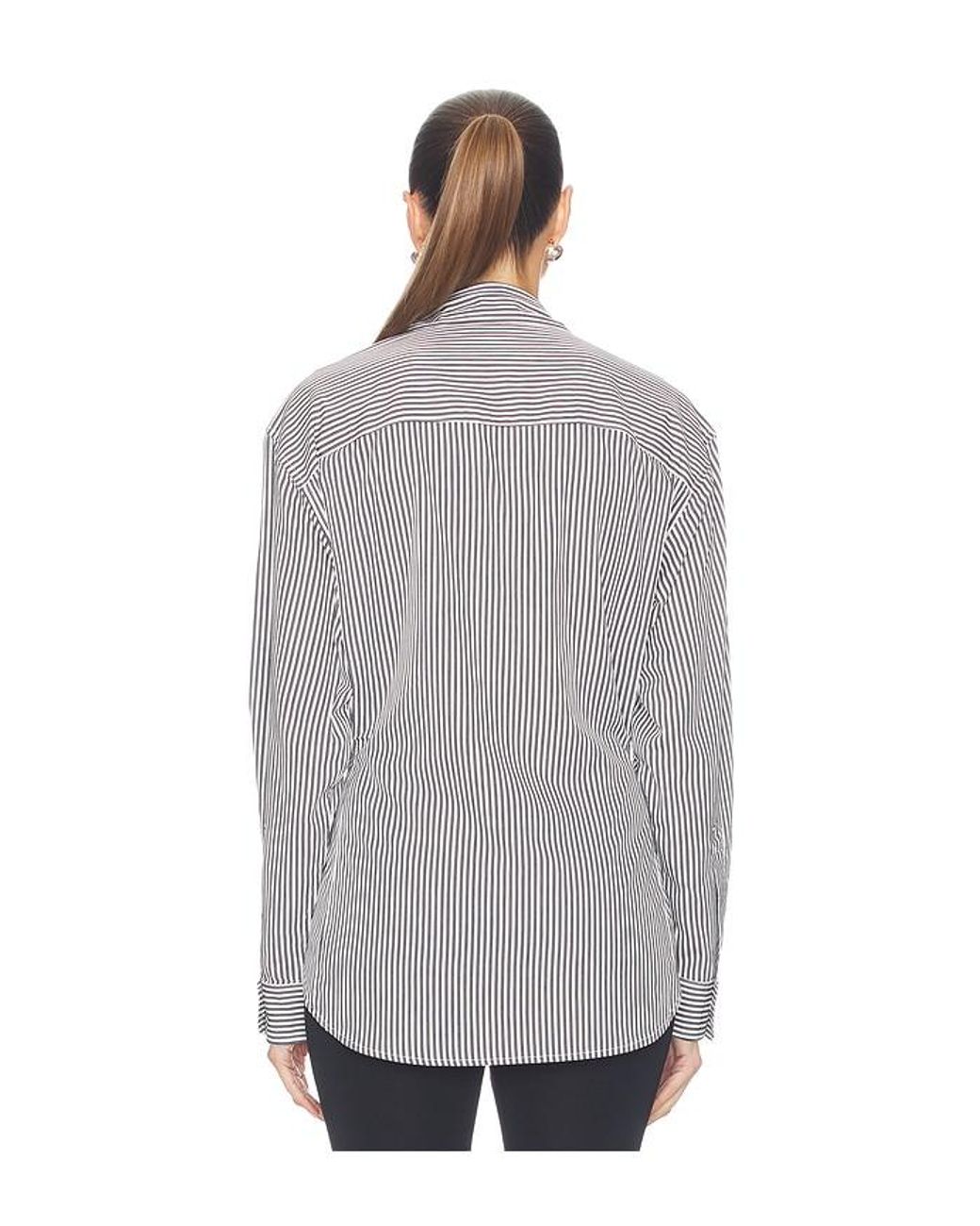 Agolde Gray Cinch Shirt