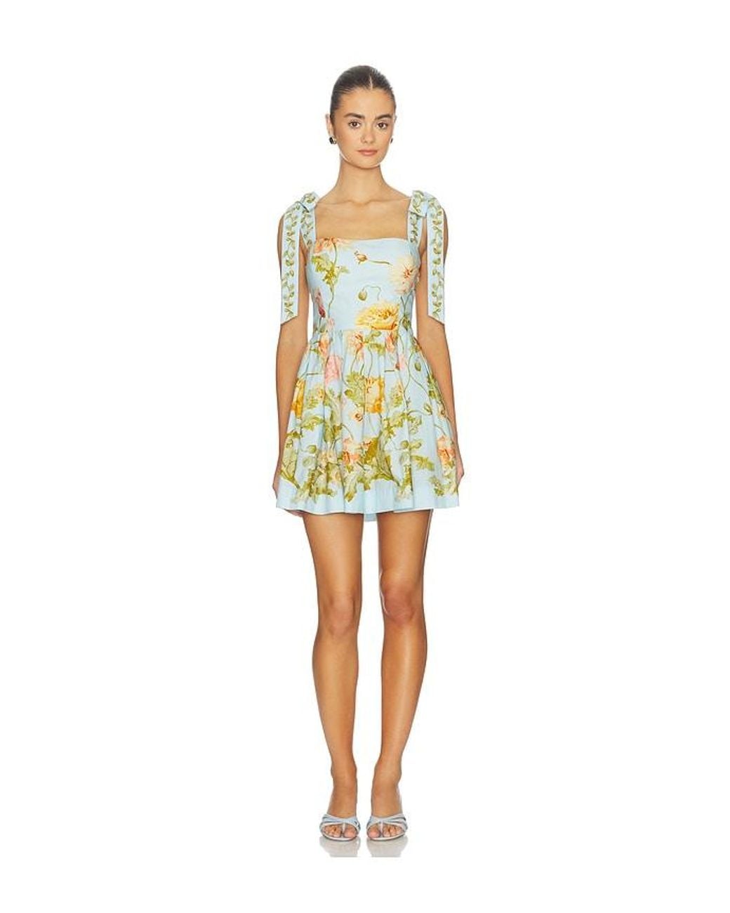 Cara Cara Yellow Tula Mini Dress