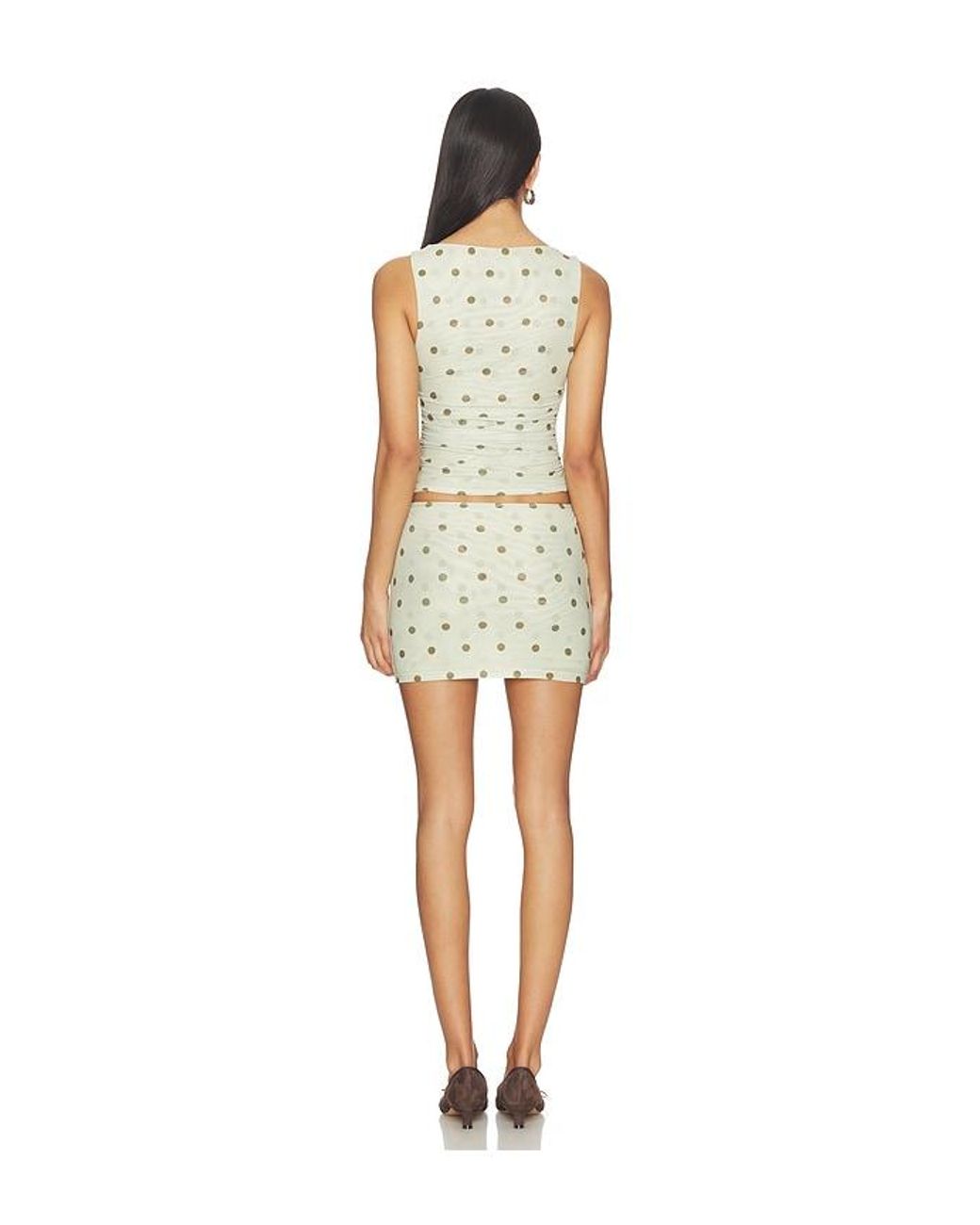 MORE TO COME White Logan Mini Skirt Set