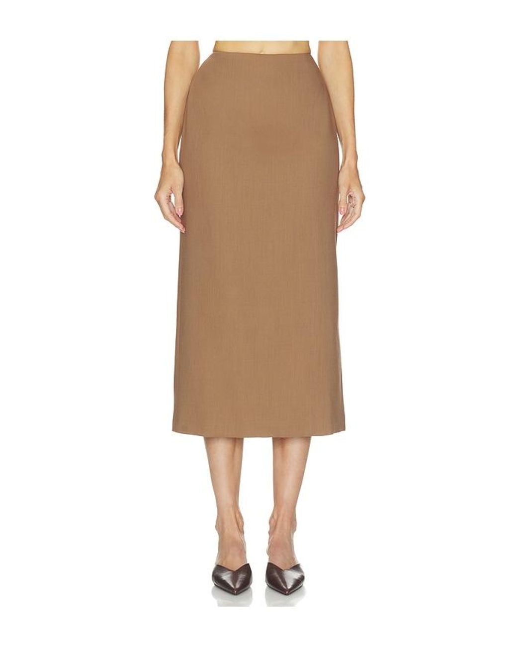 Helsa Multicolor Wool Blend Pencil Skirt
