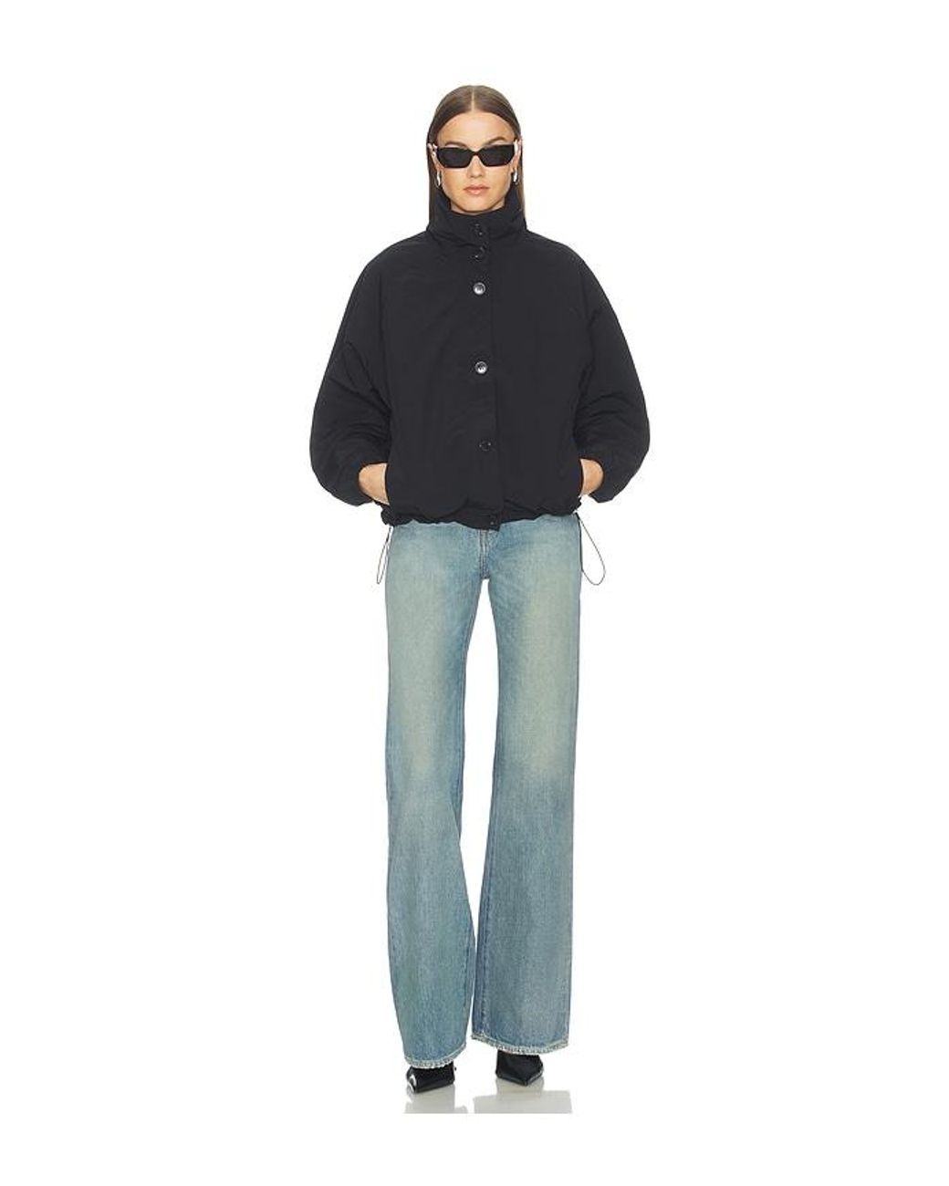 superdown Blue Kirrily Funnel Neck Jacket