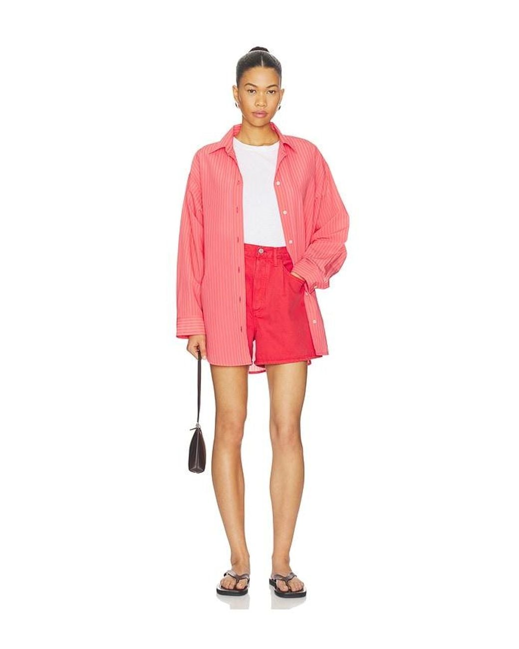 Agolde Pink Sonia Shirt