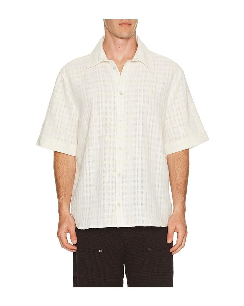 Won Hundred White Daniel Shirt for men