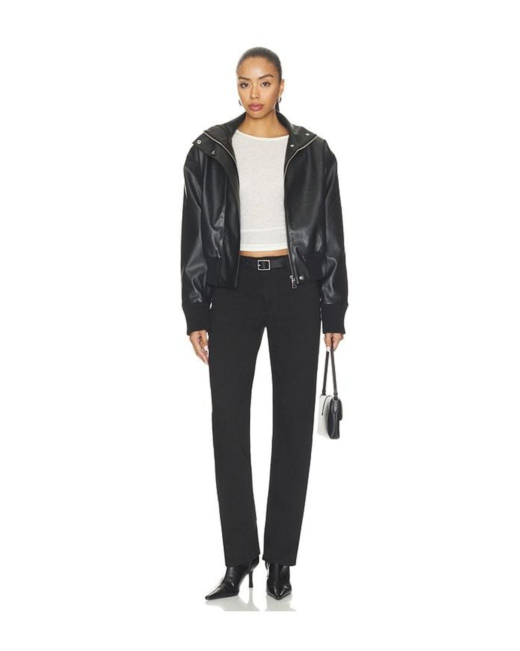 NonChalant Label Black Levi Bomber Jacket