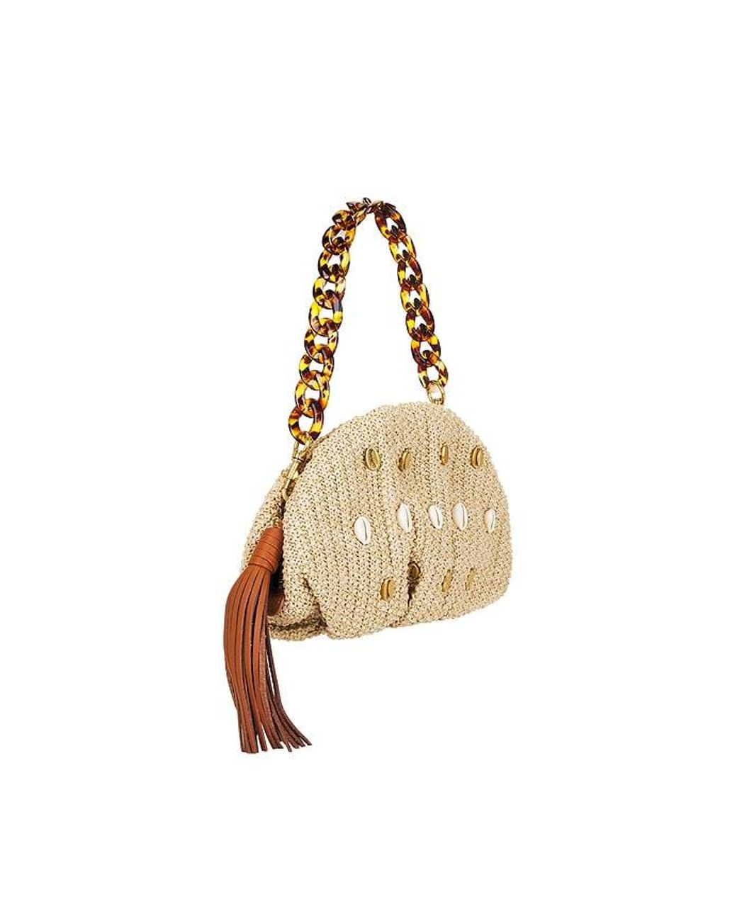 Rebecca Minkoff Natural Ruched Clutch