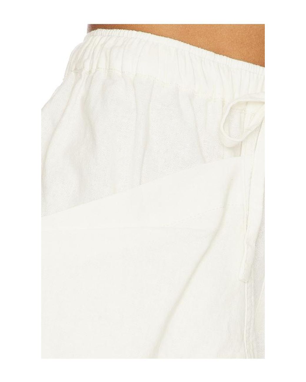 Free People White Good Fortune Short