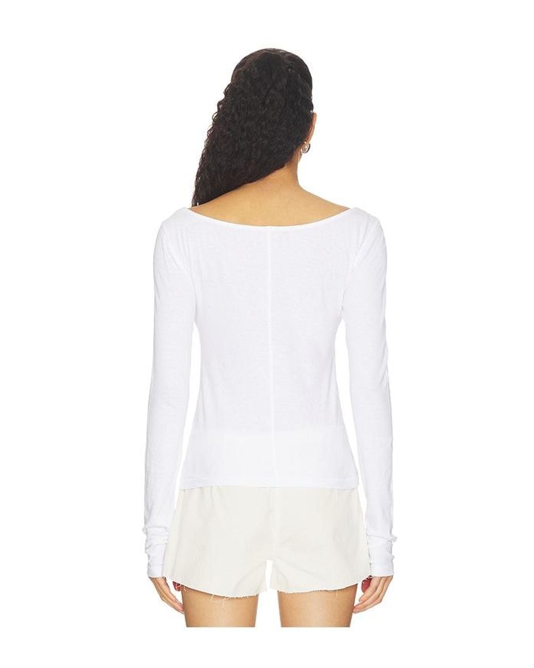 Re/done White Monroe Tee