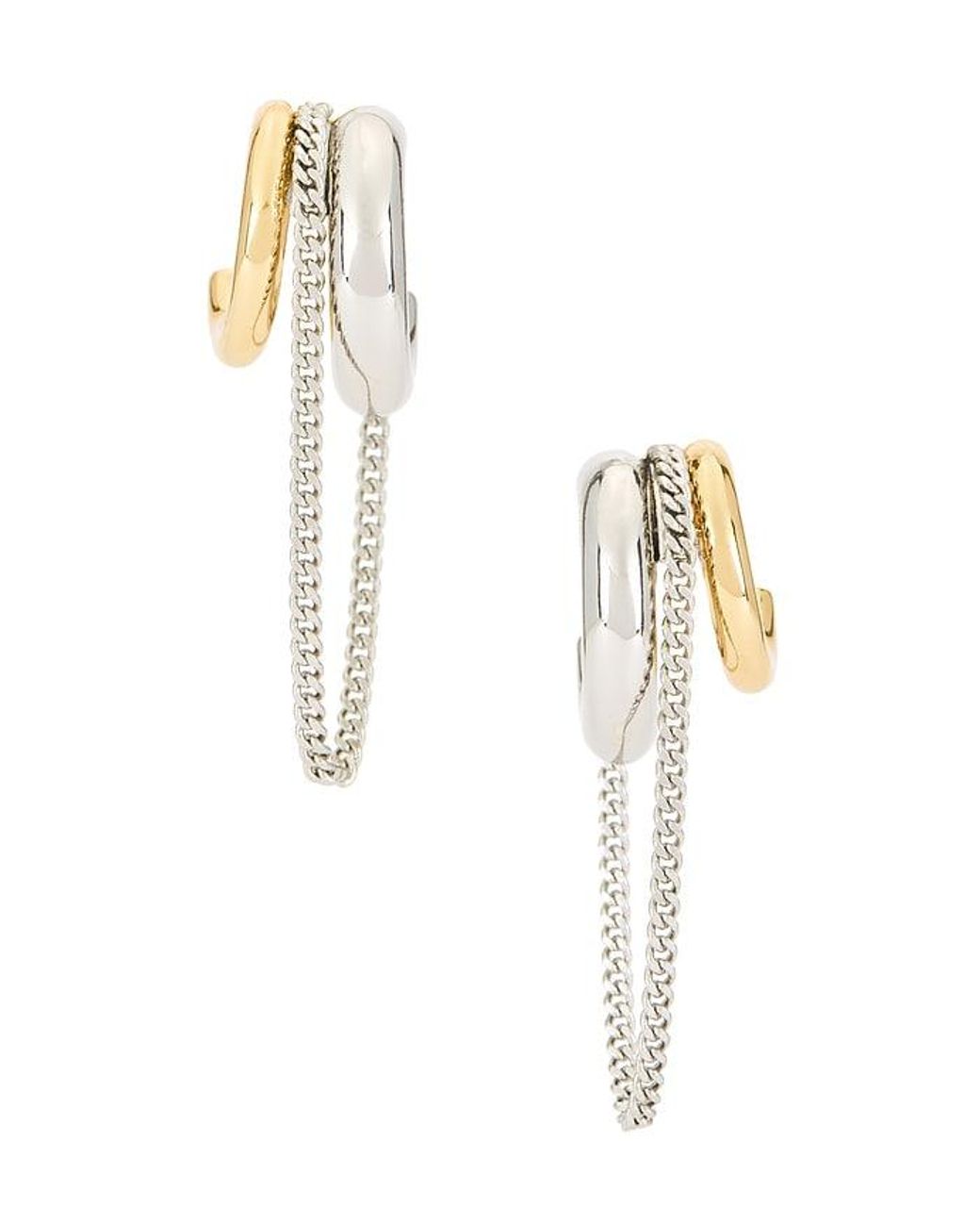 DEMARSON White Lafayette Earring