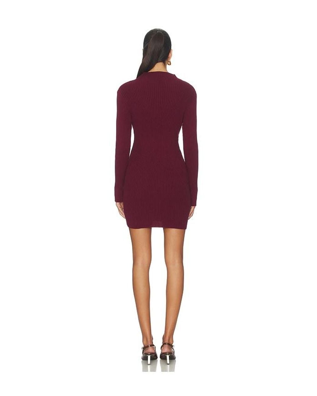 SNDY'S Red North Sweater Dress