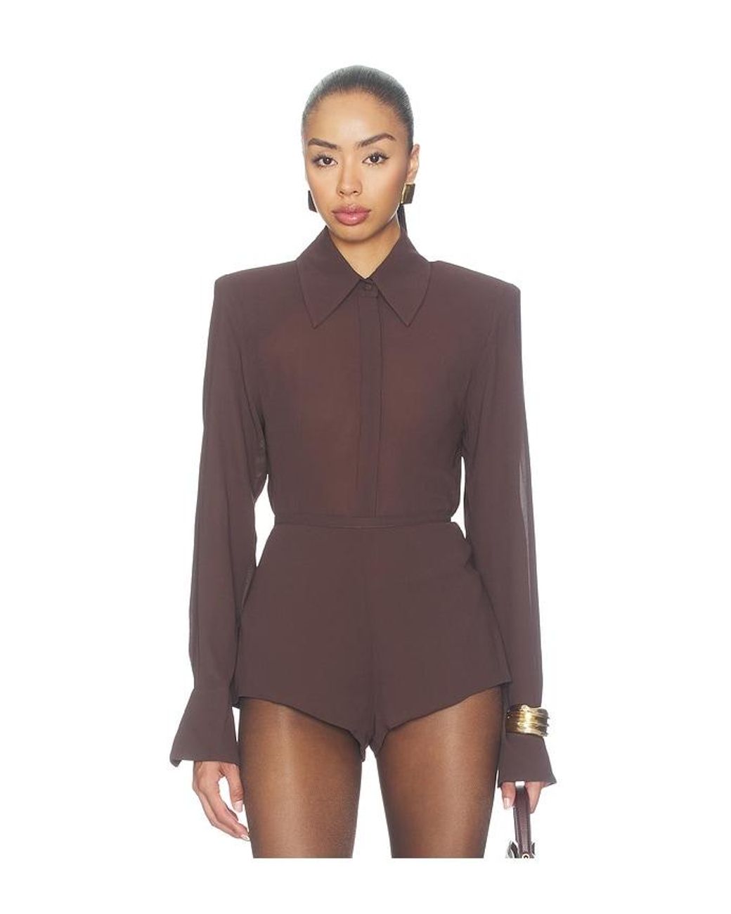 AFRM Purple Caroline Top