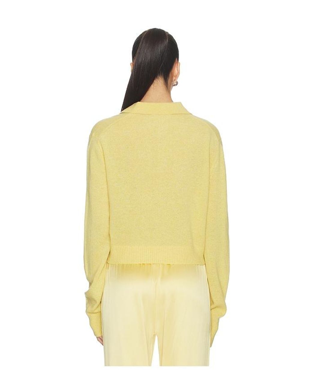ÉTERNE Yellow Barrett Sweater