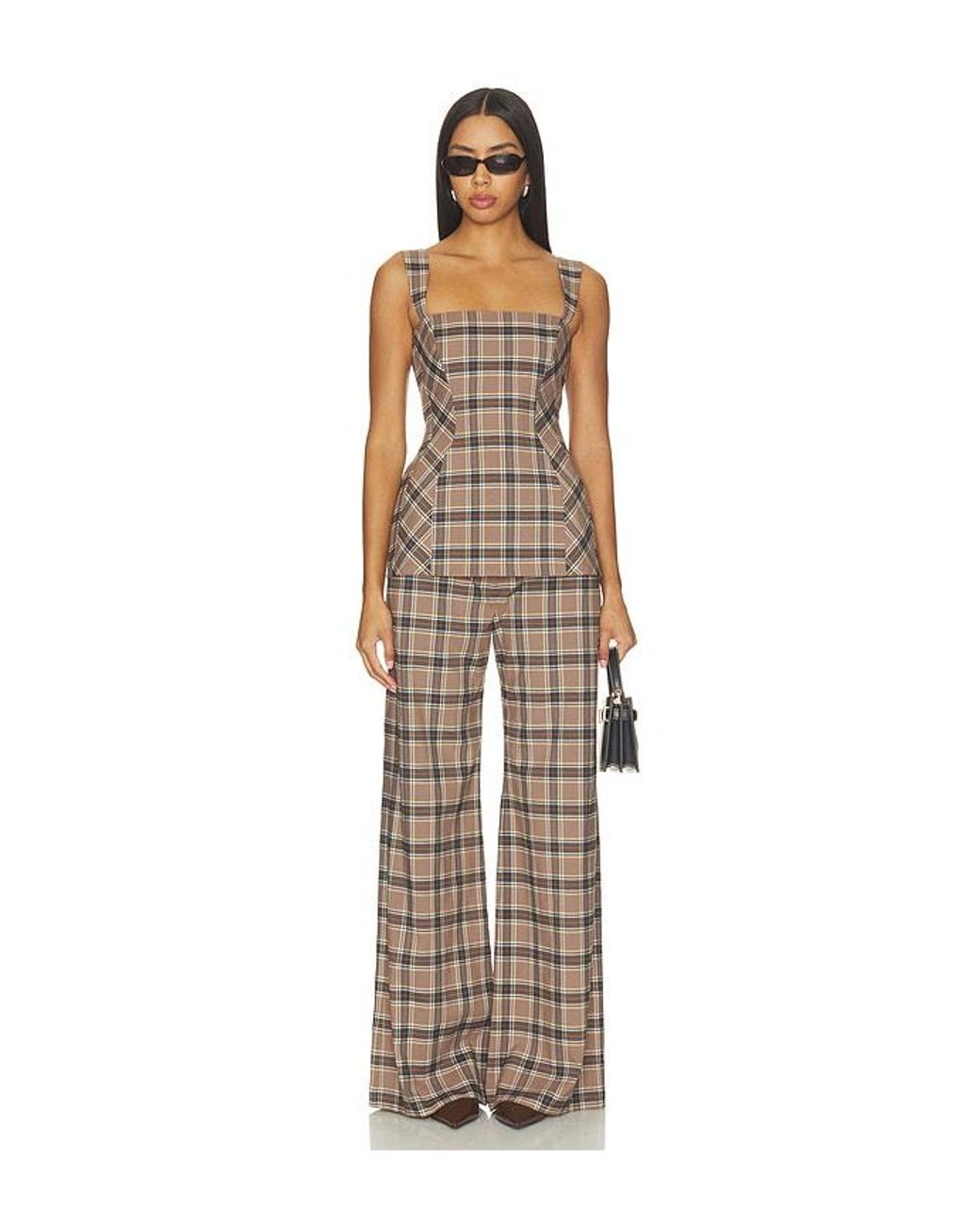 Amanda Uprichard Natural Saddler Pants