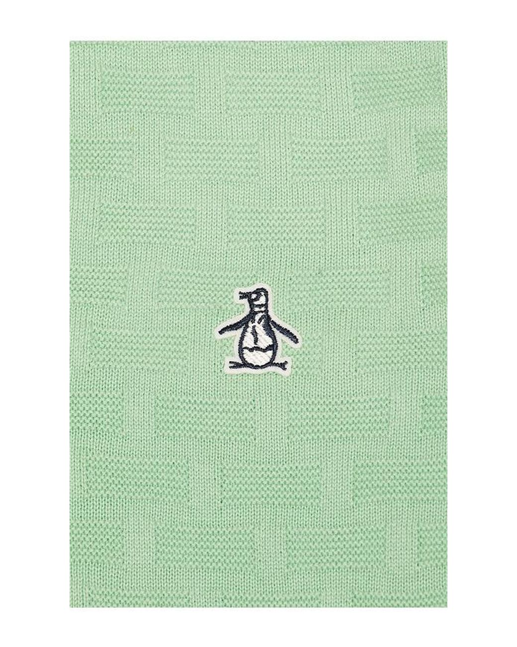 Original Penguin Green Links Stitch Polo for men