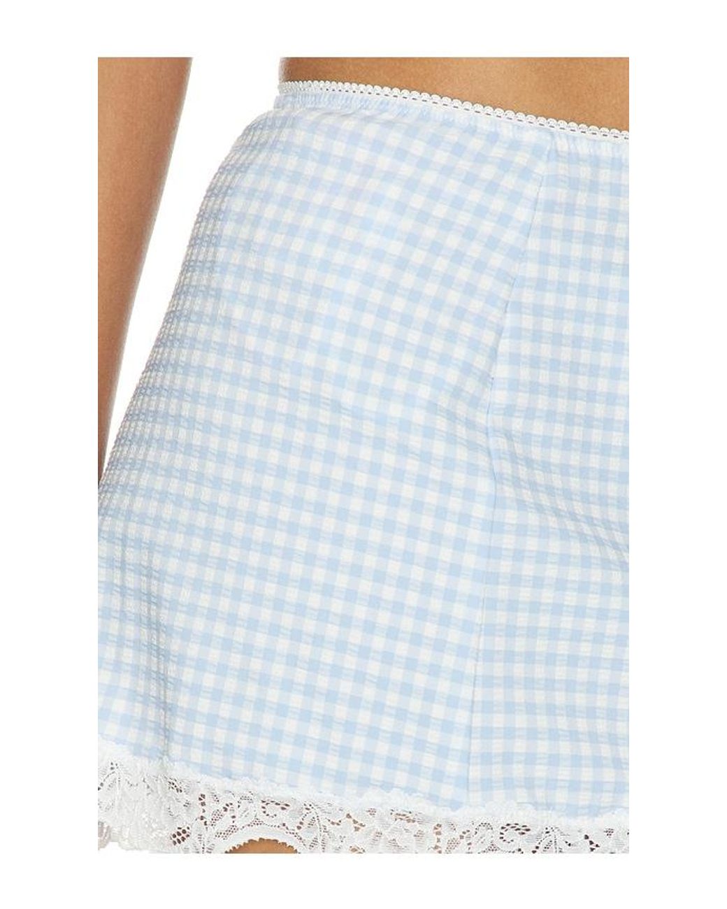 LoveShackFancy Blue Lilosa Swim Skirt